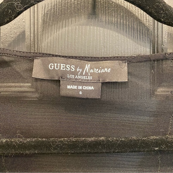 Marciano black ruched dress - Picture 6 of 6